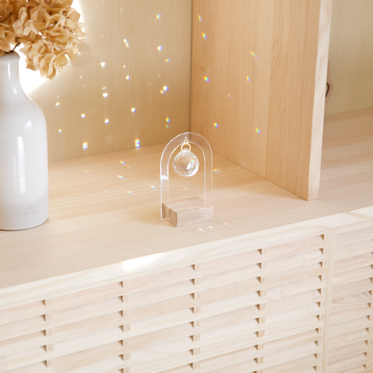 rayonne suncatcher, capteur de lumière, decoration celeste et magique