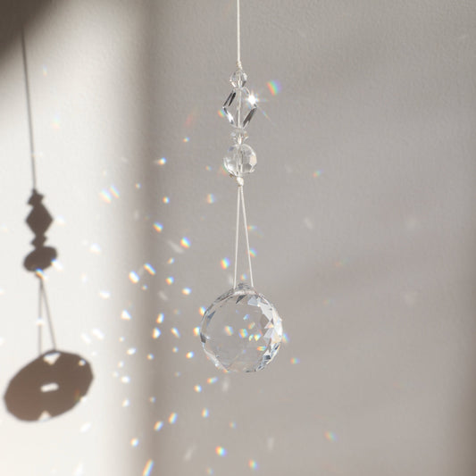 suncatcher suspendu au soleil