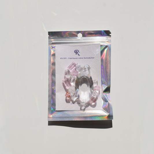 Kit de fabrication de Suncatcher, couleur rose symbole d'amour et de douceur