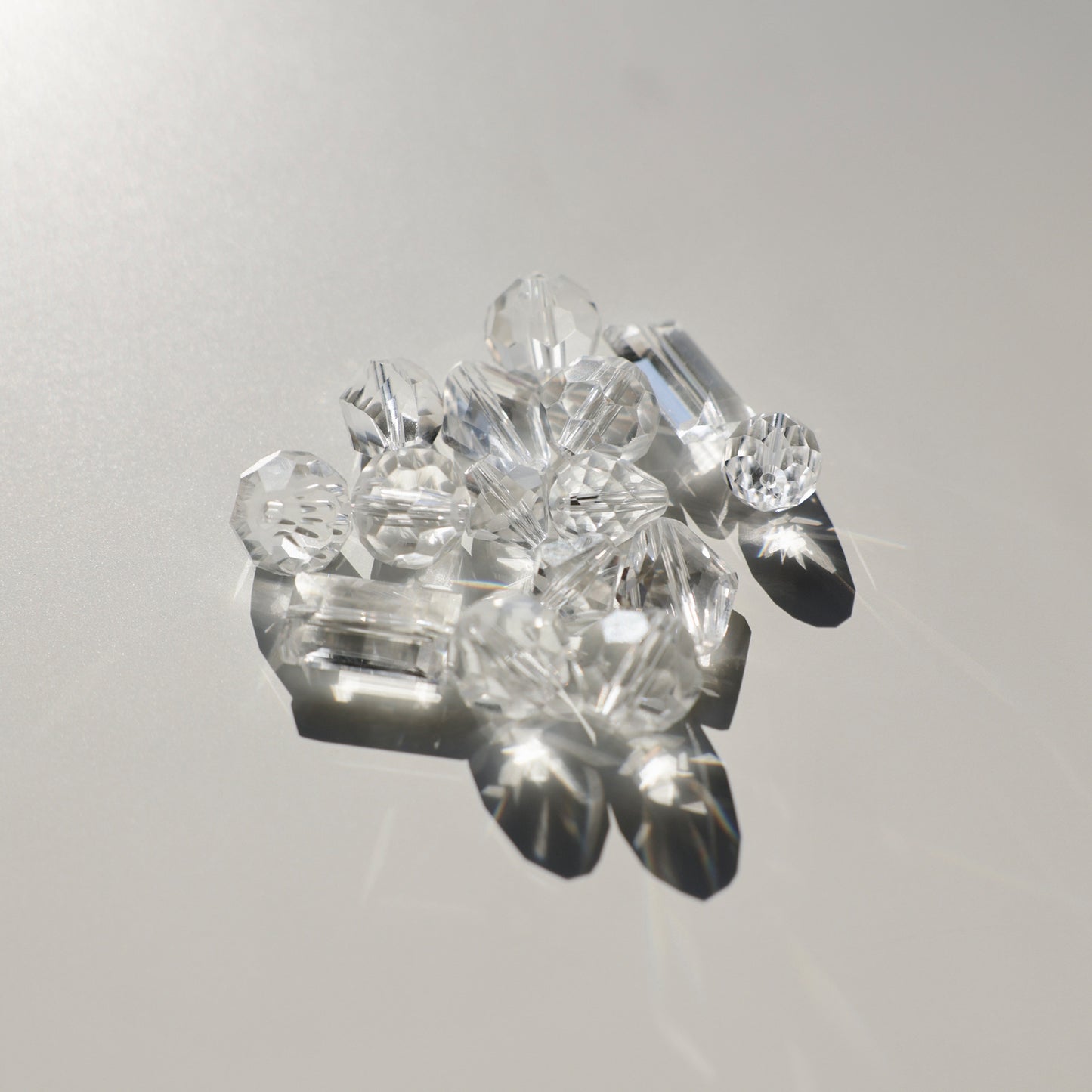 Cristaux transparents pour fabriquer un Suncatcher