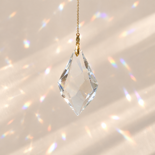 prisme en cristal réfléchissant