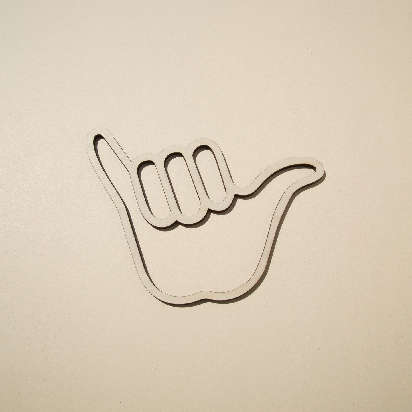 Décoration murale, shaka en bois