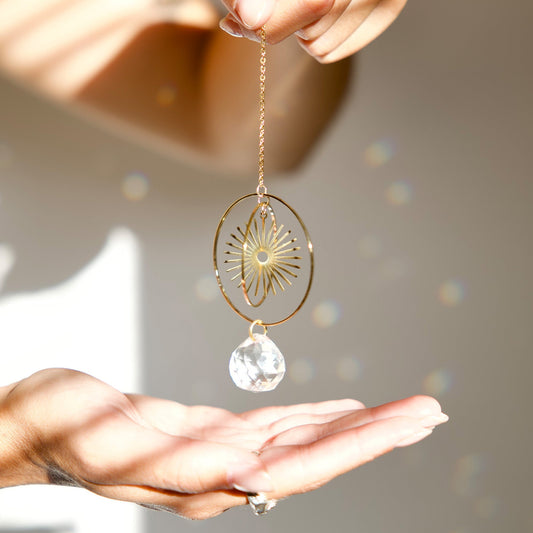 attrape soleil en cristal fait en france par rayonne