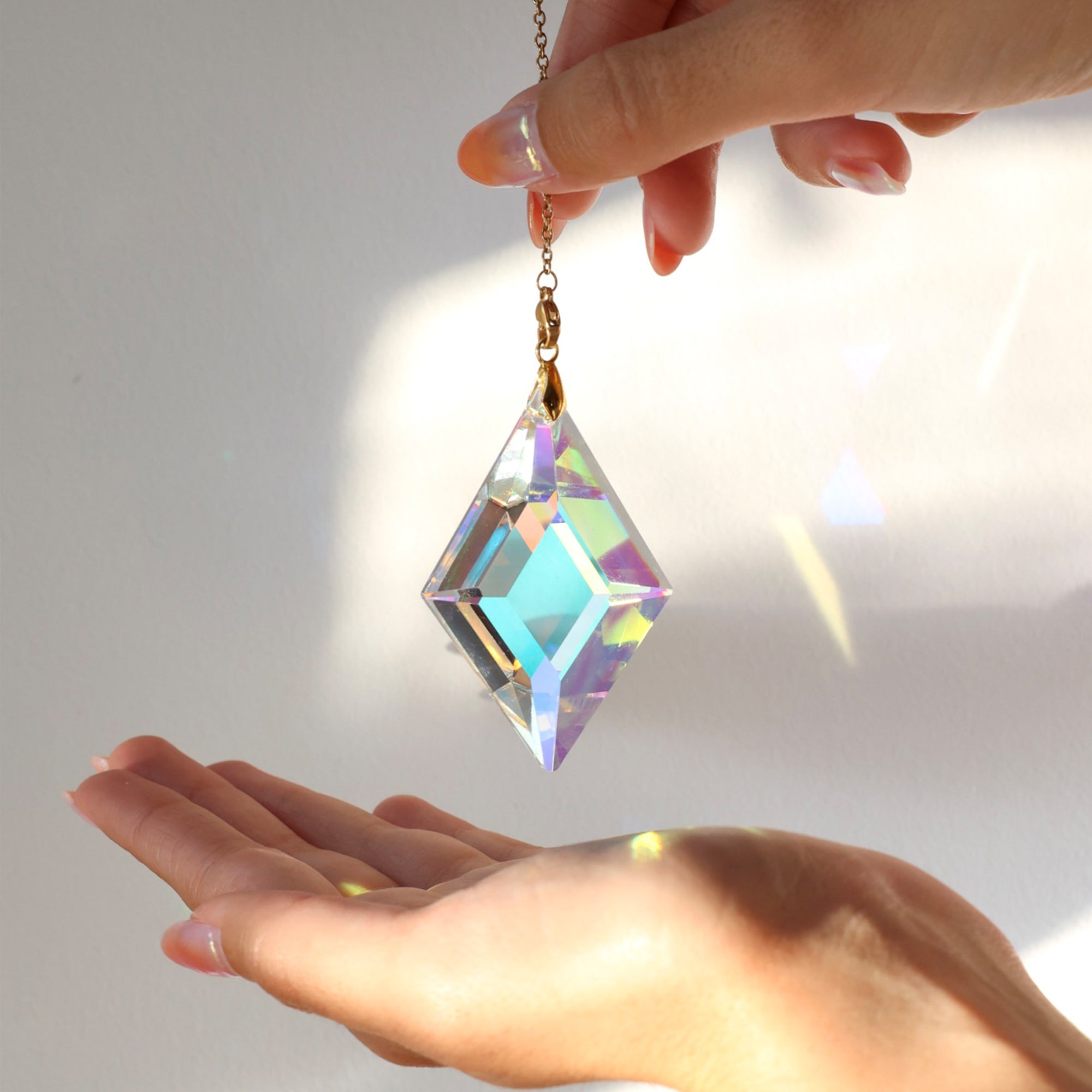 Tri-color good Diamond Suncatcher