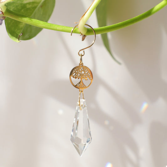 Mini-Suncatcher Rayonne avec symbole de l'arbre de vie