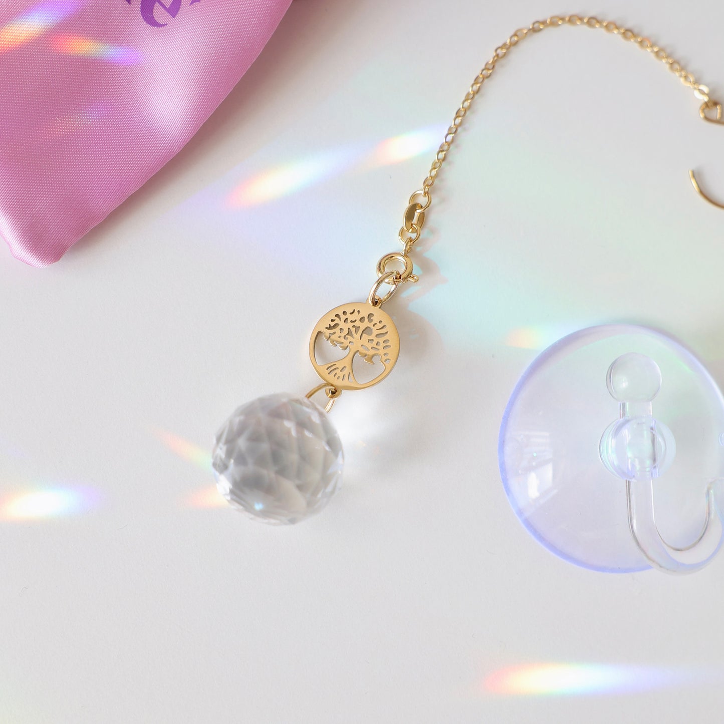 Suncatcher avec symbole arbre de vie
