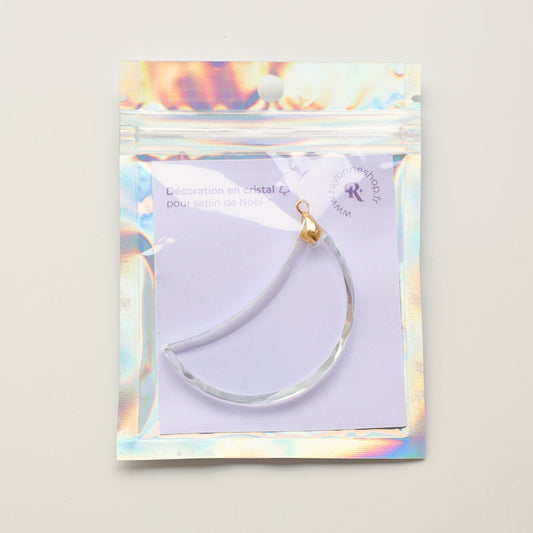 lune en cristal de sapin