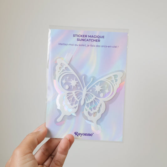 suncatcher de fenetre en forme de papillon
