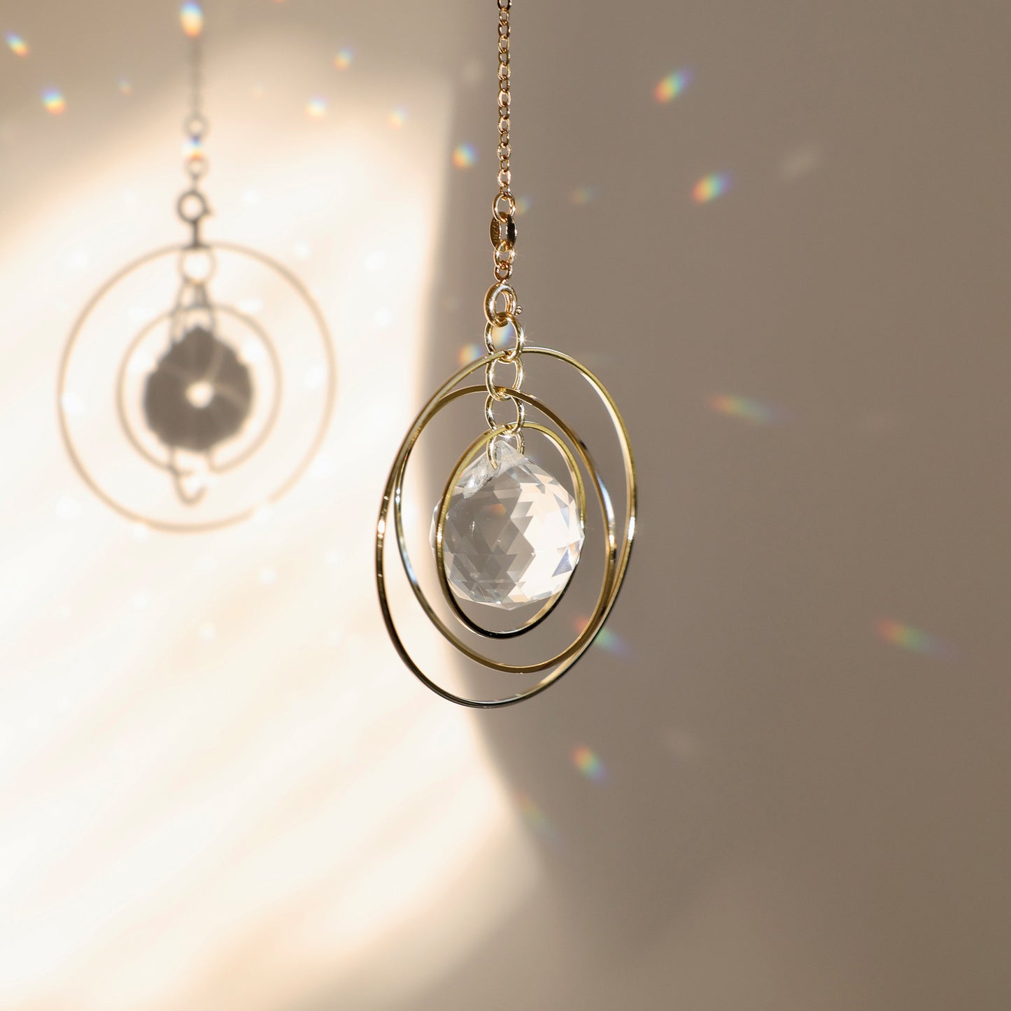 Attrape-soleil, Boule de cristal transparent, Suncatcher Rayonne®