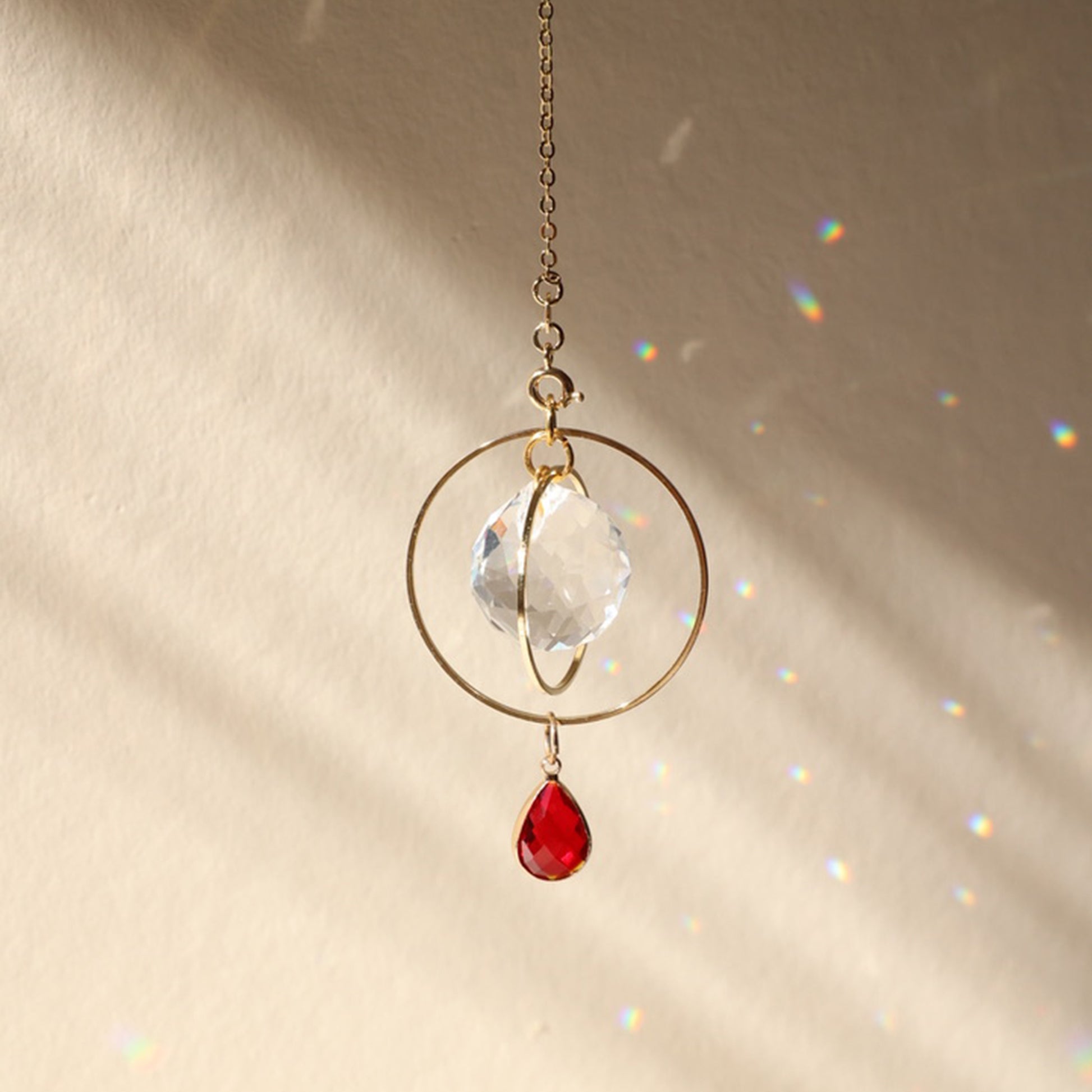 Suncatcher avec cristal pour la décoration intérieure