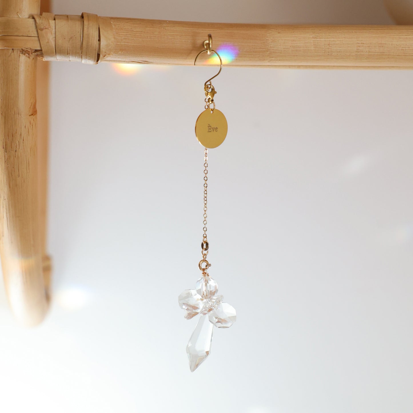 Suncatcher Ange en cristal personnalisable - Rayonne