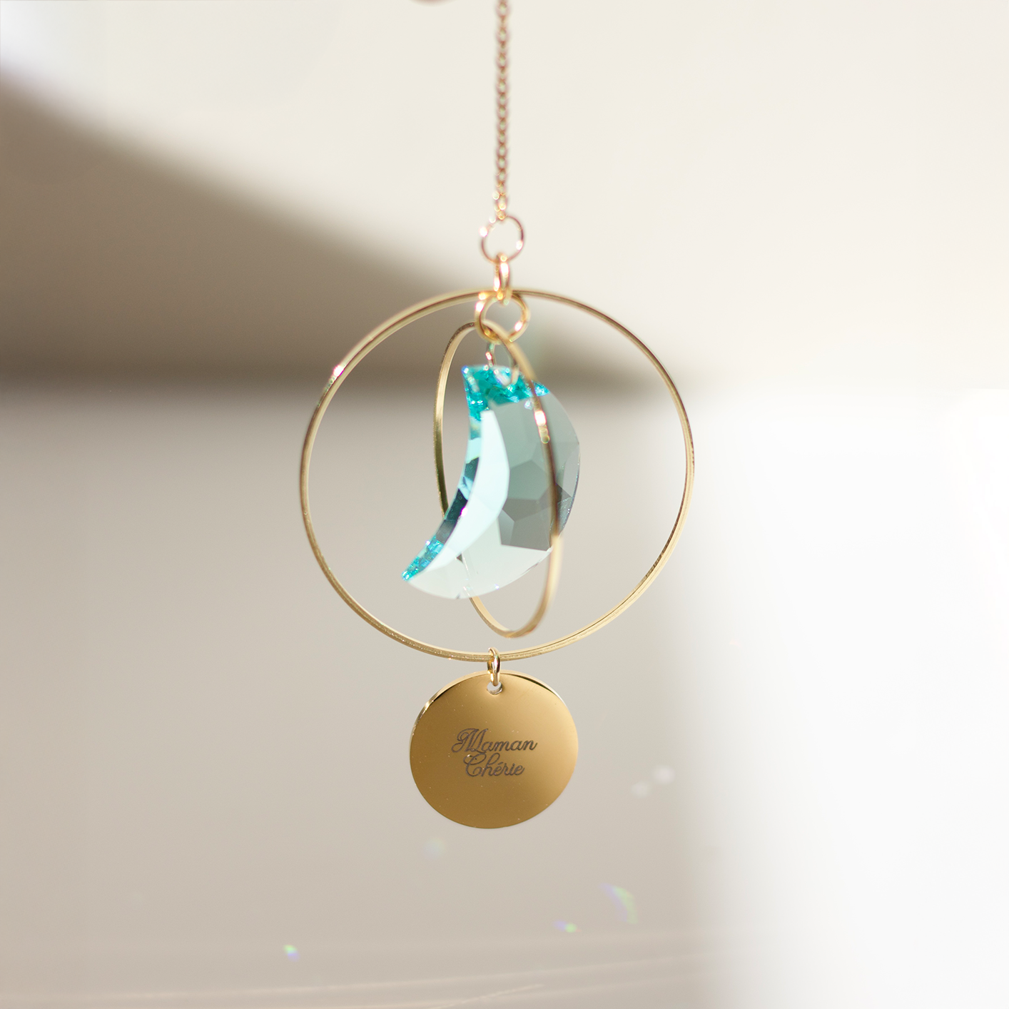 Cadeau de naissance personnalisée, suncatcher Rayonne®