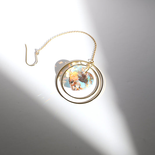 Attrape soleil avec cristal autrichien en forme de coeur