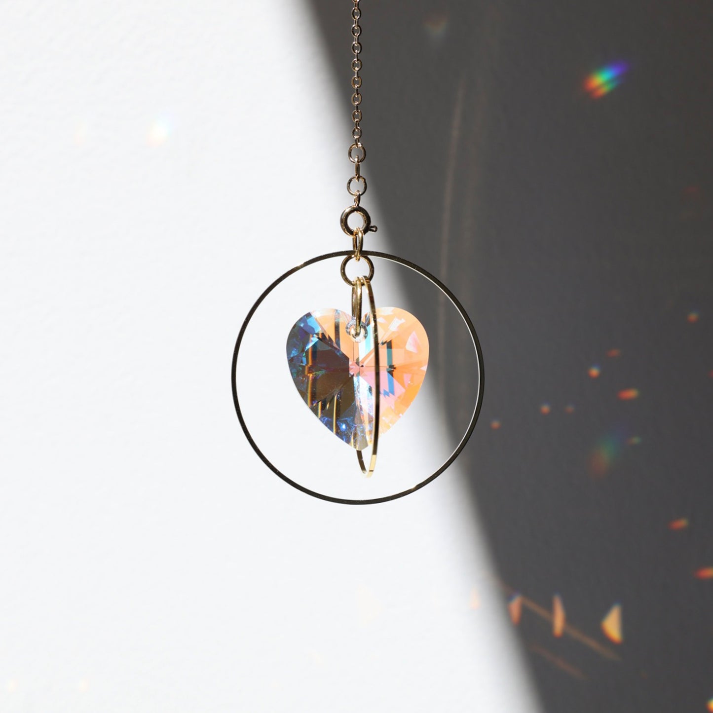 Suncatcher Mirage avec coeur en cristal - Rayonne®