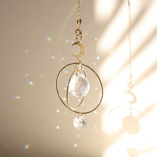 Suncatcher avec lune dorée de la marque Rayonne®