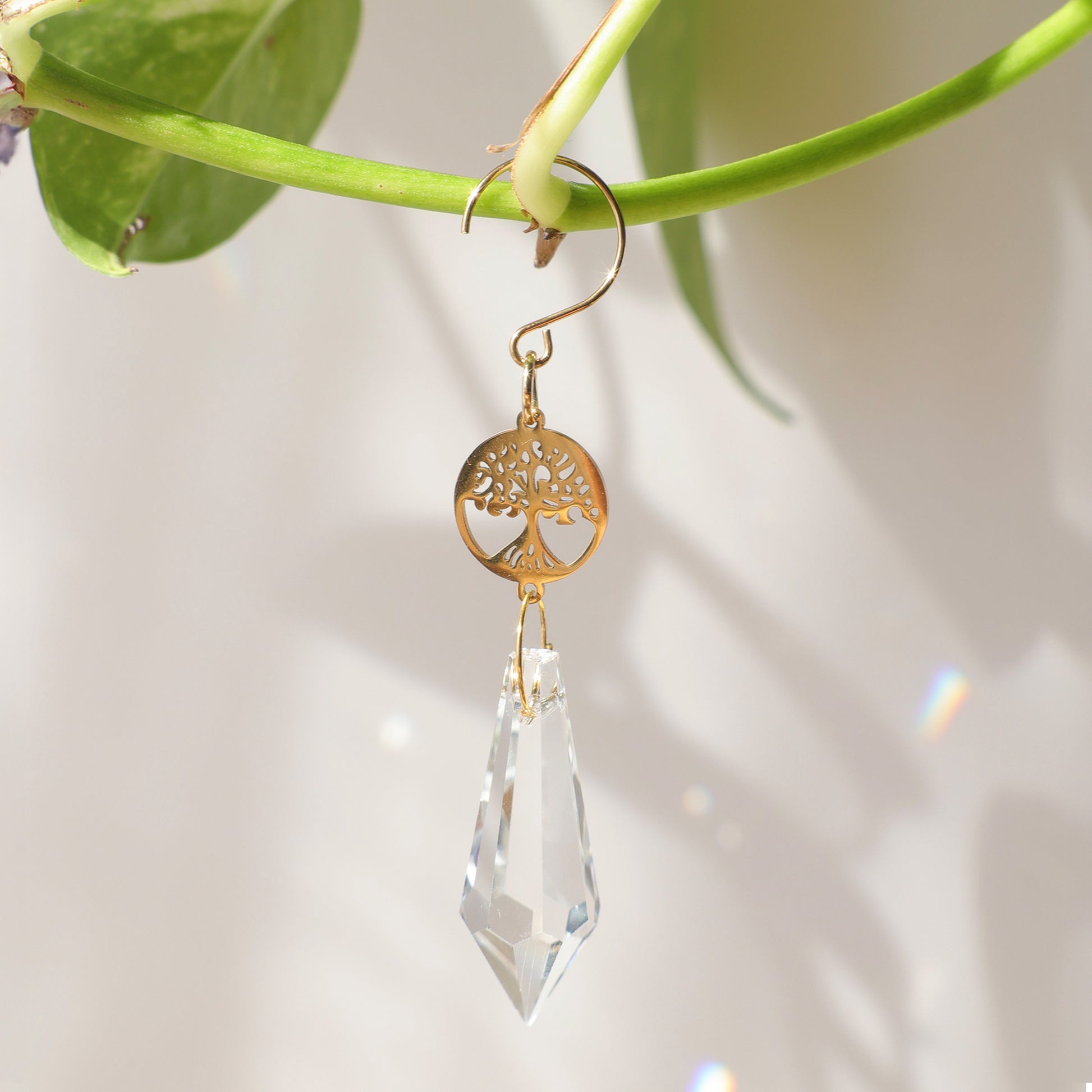 Mini-Suncatcher Rayonne avec symbole de l'arbre de vie