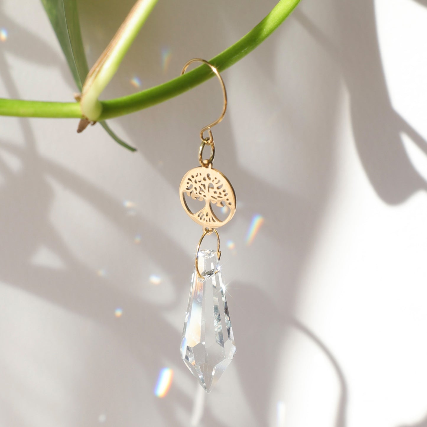 Suncatcher avec symbole arbre de vie