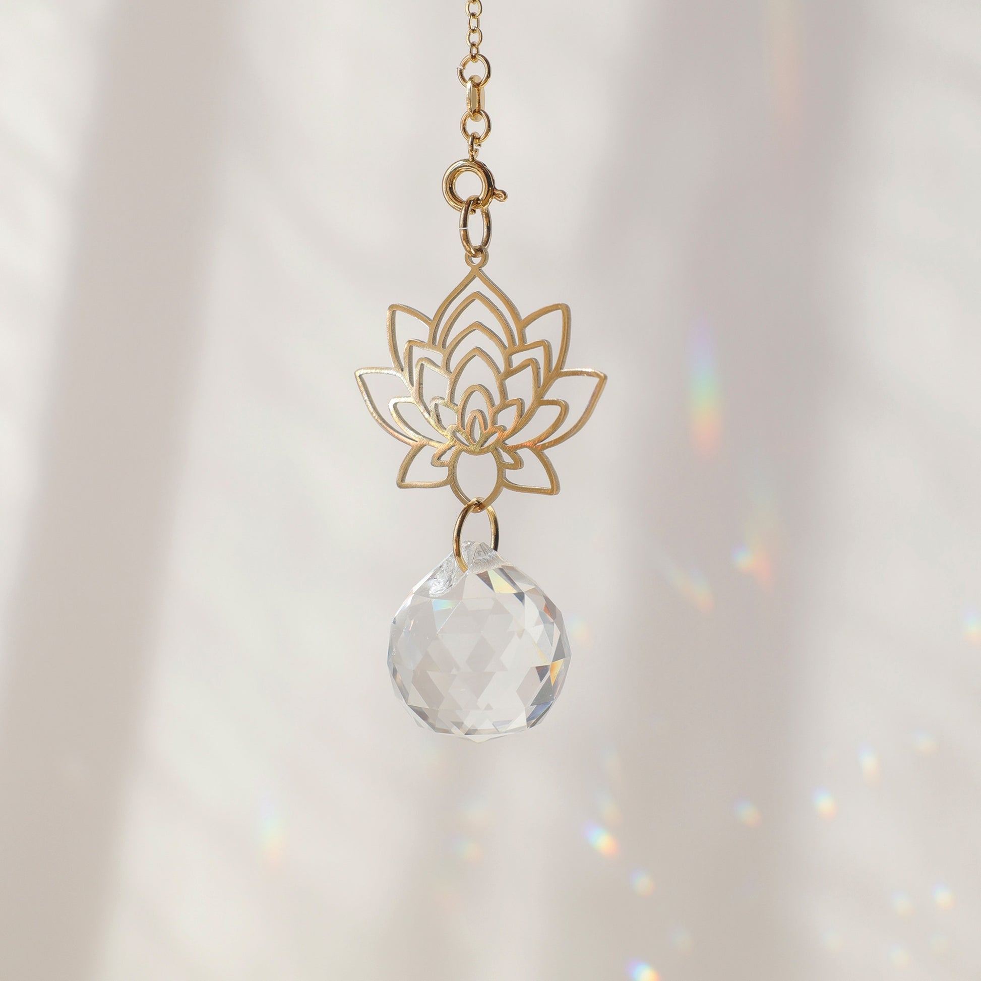 Suncatcher Rayonne en forme de fleur de lotus