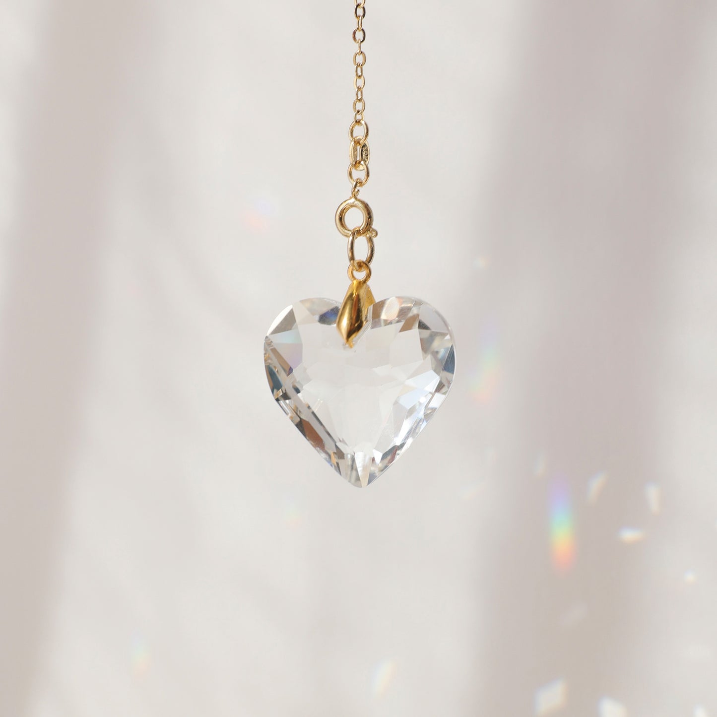 Suncatcher en forme de coeur pour la déco intérieure