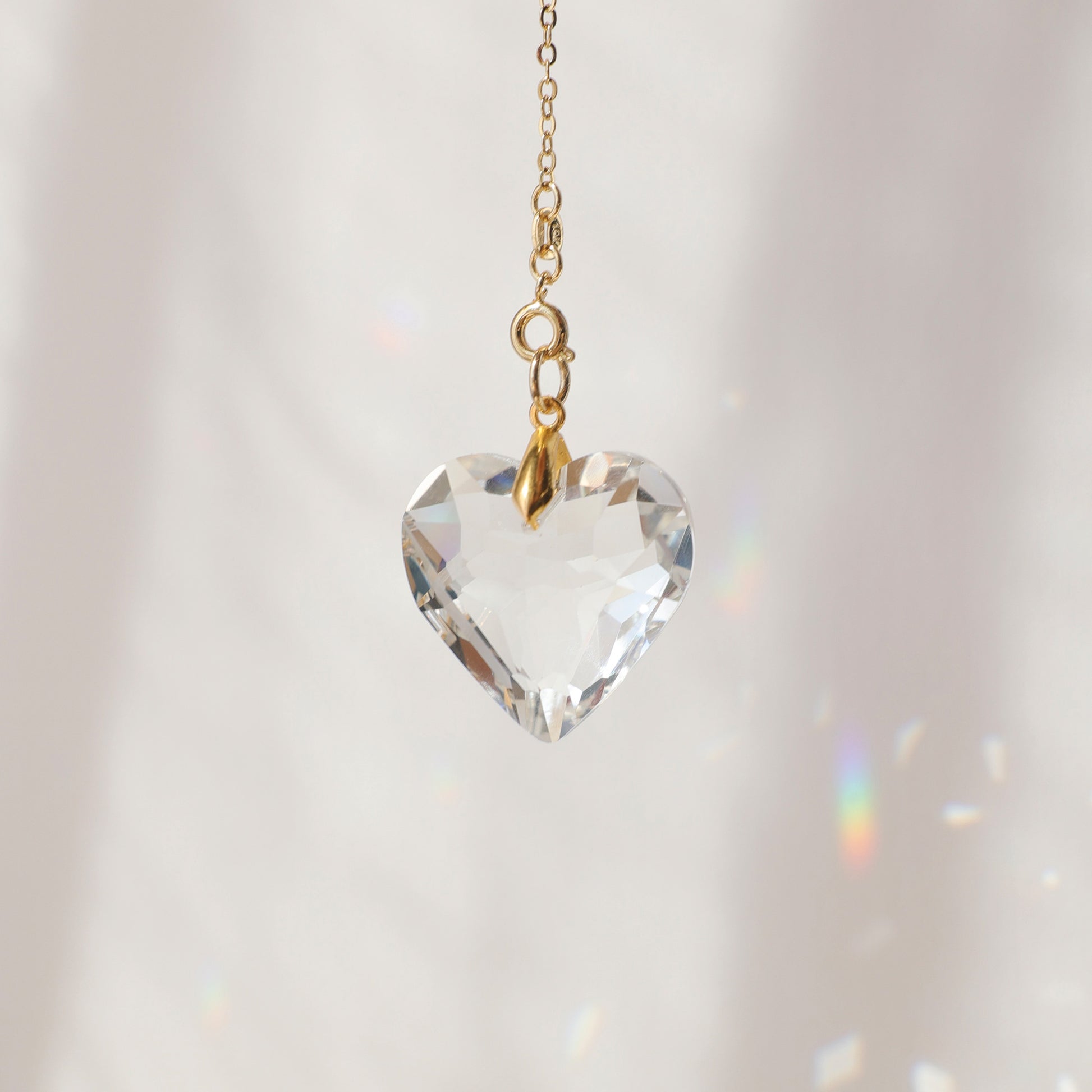 Suncatcher en forme de coeur pour la déco intérieure