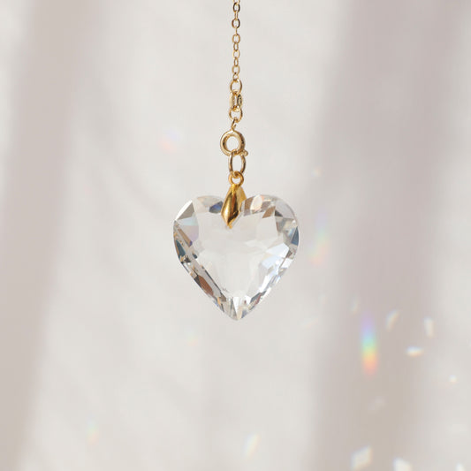 Suncatcher en forme de coeur pour la déco intérieure