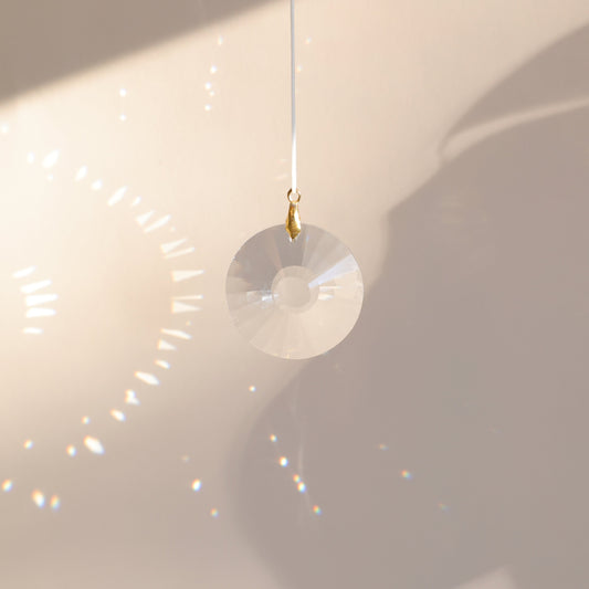 suncatcher en forme ronde rayonne