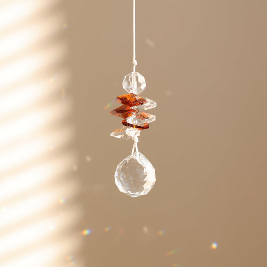 suncatcher en cristal rayonne 