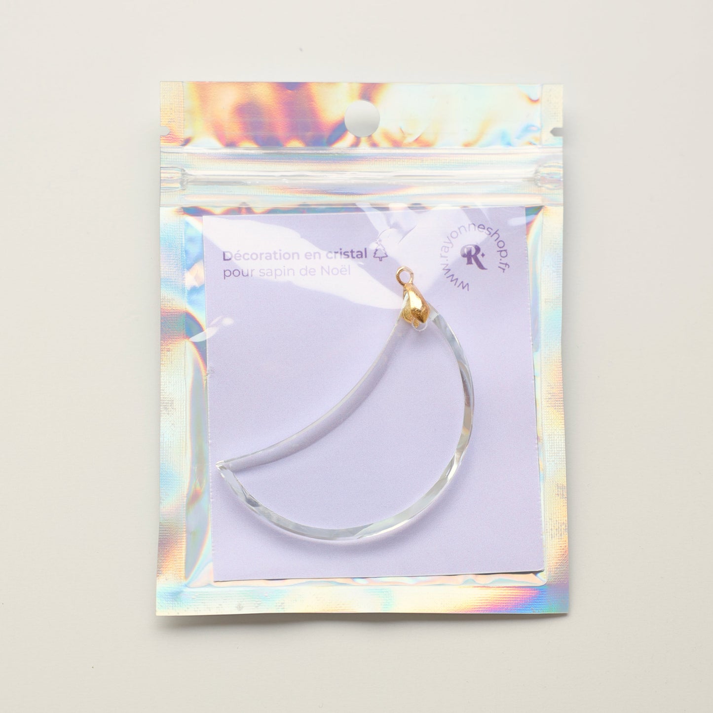 lune en cristal de sapin