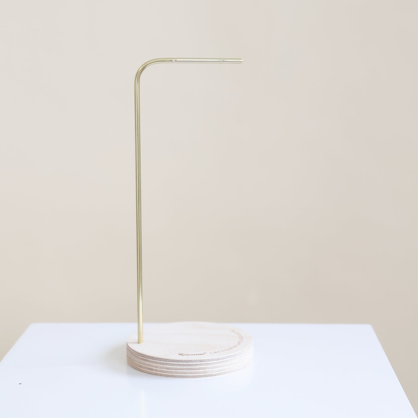 support pour suncatchers Rayonne en bois et laiton 