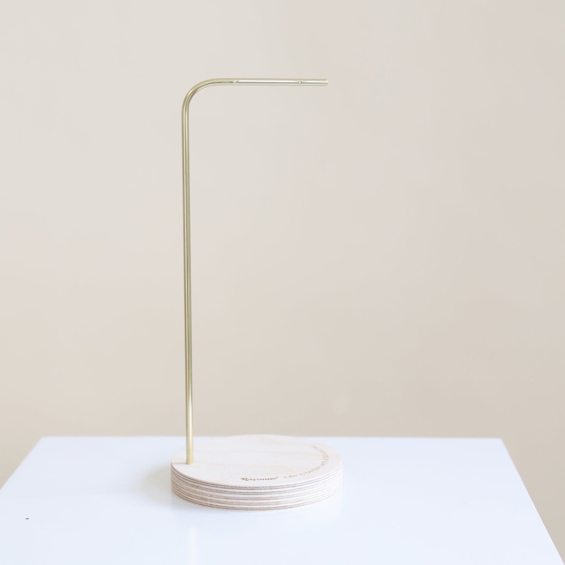 support pour suncatchers Rayonne en bois et laiton 