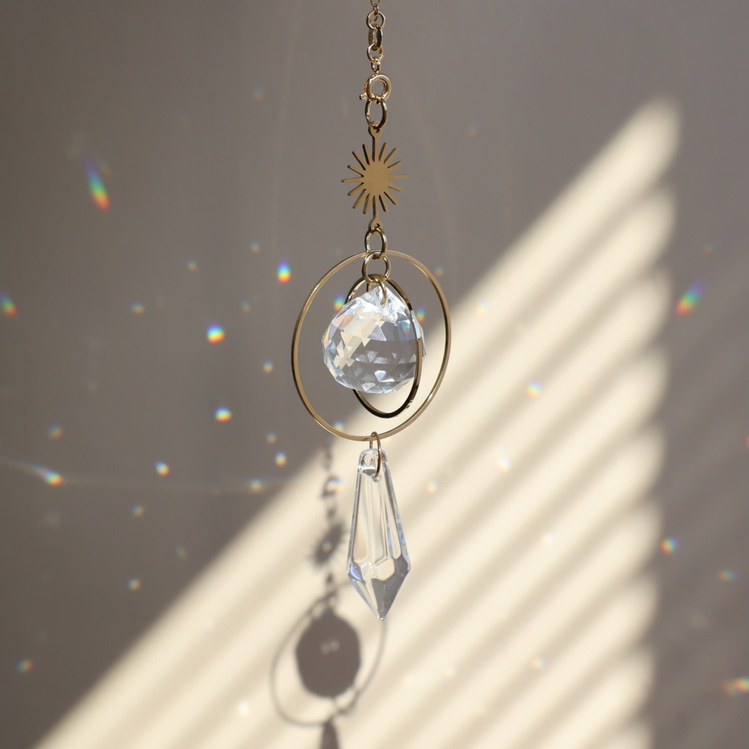 attrape-soleil en cristal de la marque Rayonne
