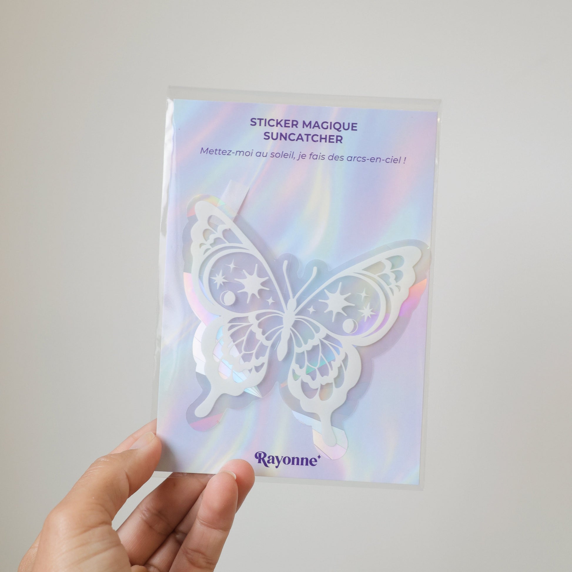 suncatcher de fenetre en forme de papillon