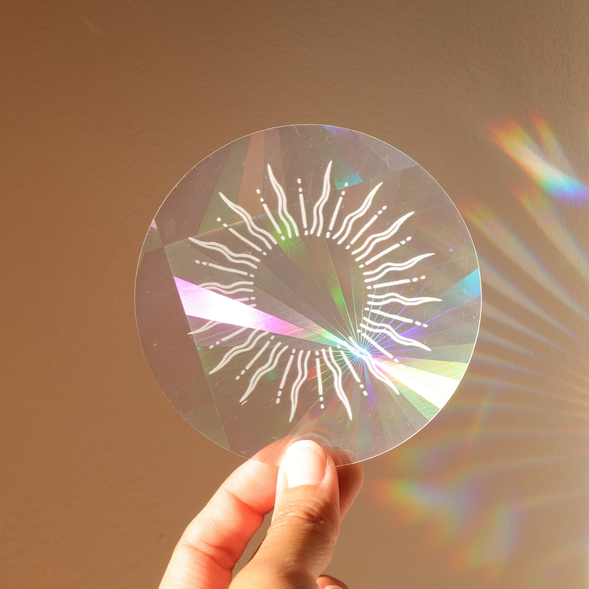 suncatcher de fenetre adhesif 