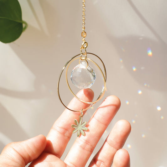 Suncatcher pour la décoration intérieure, fabriqué en France par la marque Rayonne