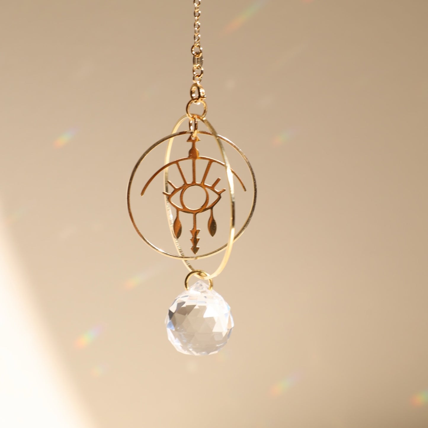 suncatcher en forme d'oeil 
