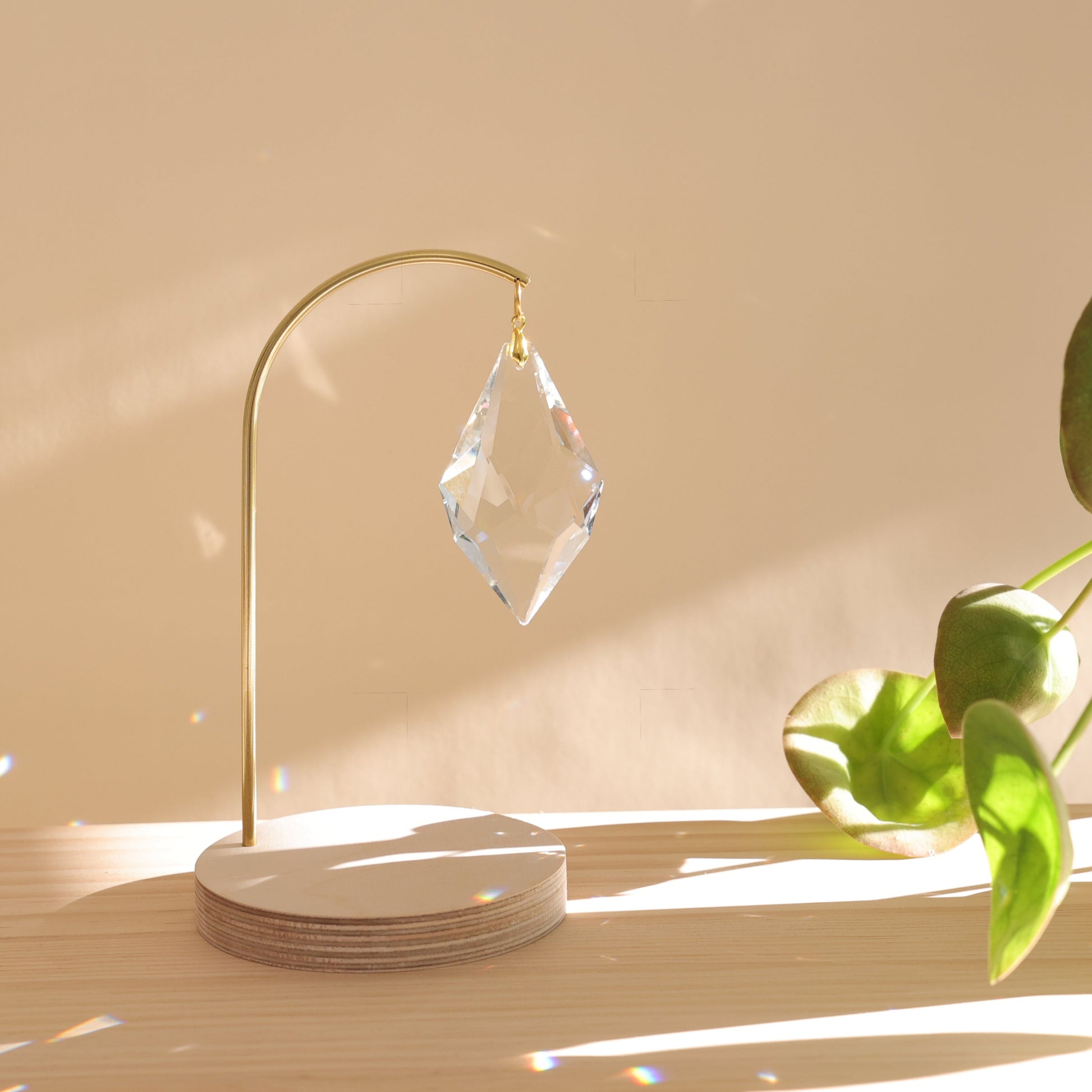 suncatcher en cristal rayonne 